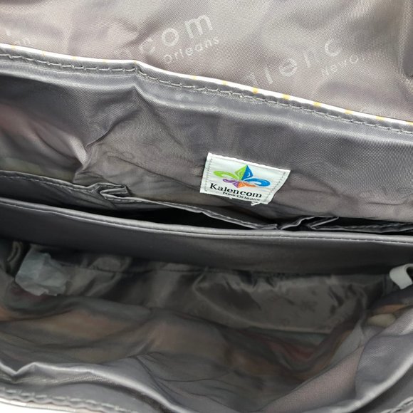 White and Orange Striped Messenger Baby Bag | New With Tags - Picture 7 of 8